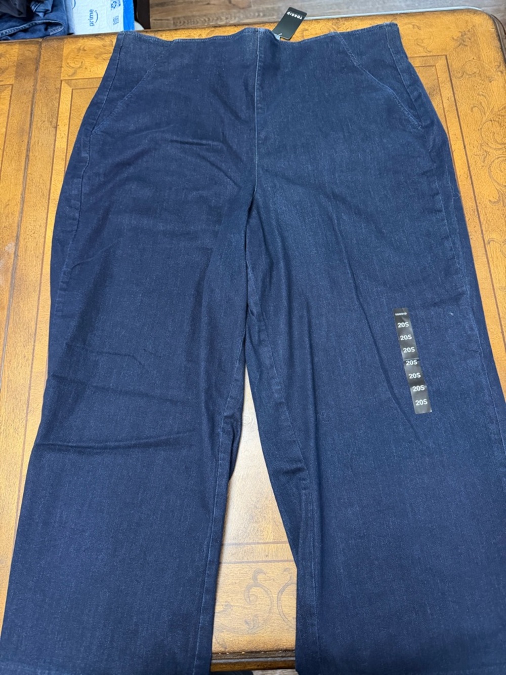 Torrid Dark Blue Wide-Leg Denim Pants